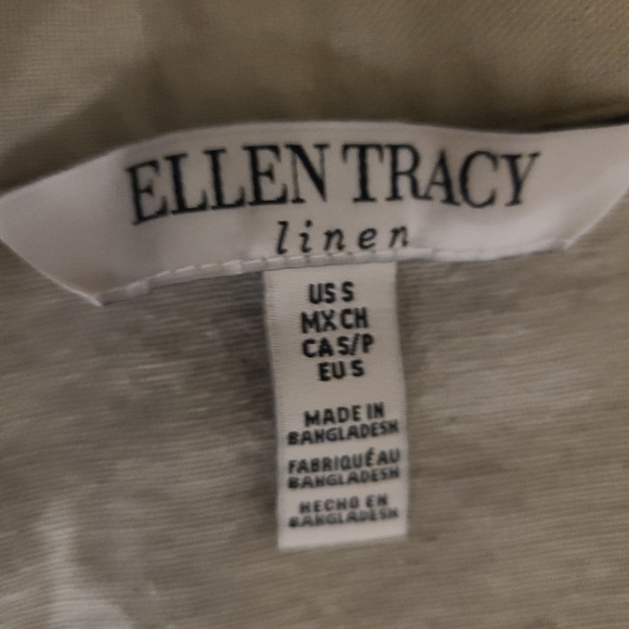 Ellen Tracy| linen| light jacket| small - Picture 3 of 3
